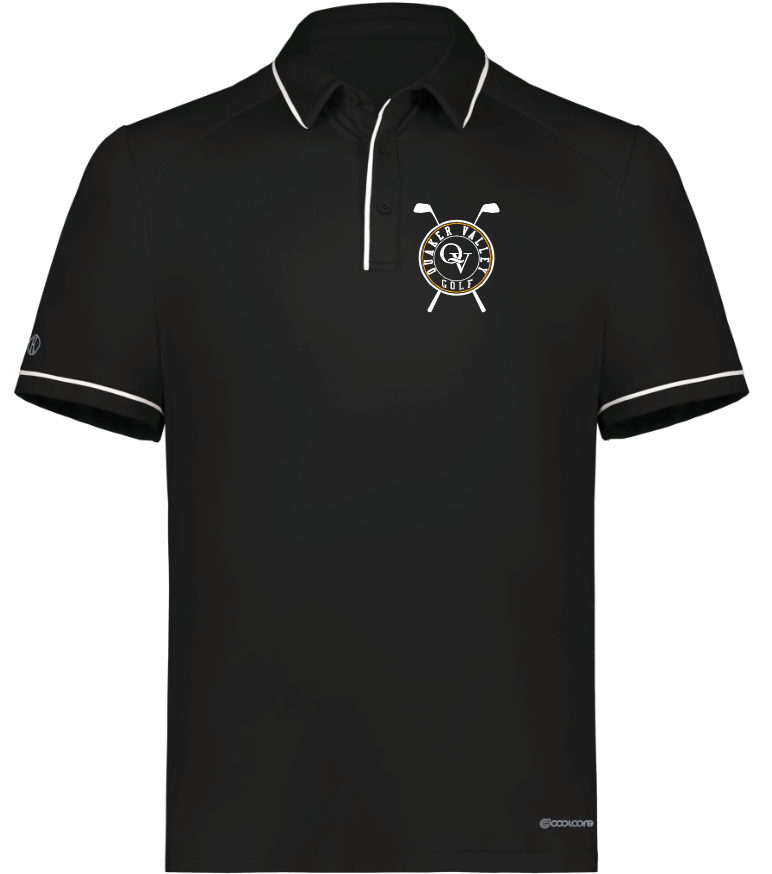 '24 GOLF FUNDRAISER - QUAKER VALLEY GOLF -  EMBROIDERED MEN'S POLO