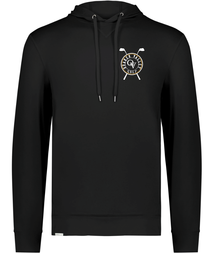 '24 GOLF FUNDRAISER - QUAKER VALLEY GOLF -  EMBROIDERED ULTRA SOFT SUEDE KNIT MEN'S HOODED SWEATSHIRT